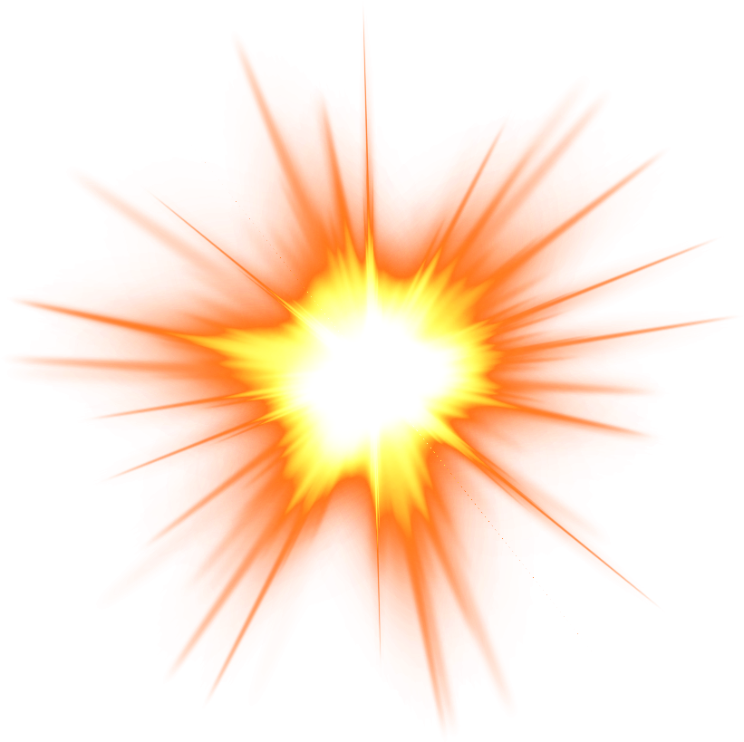 Fire Clipart Fire Explosion - Shine Particle Png (828x828)