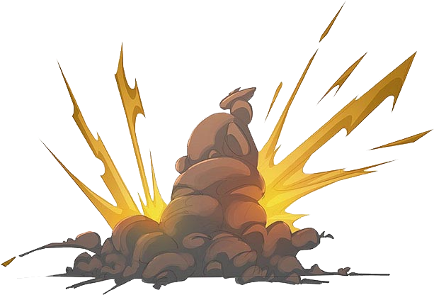 Explosion - Cartoon Explosion Transparent Background (613x416)