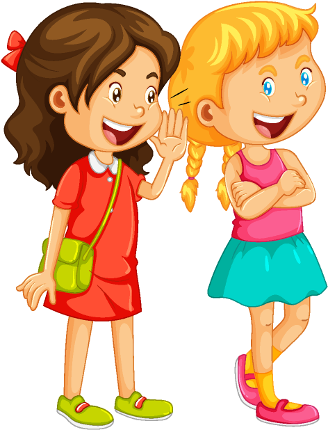 I've Been Struggling With Misophonia Since I Was About - Two Girls Talking Clipart (588x684)