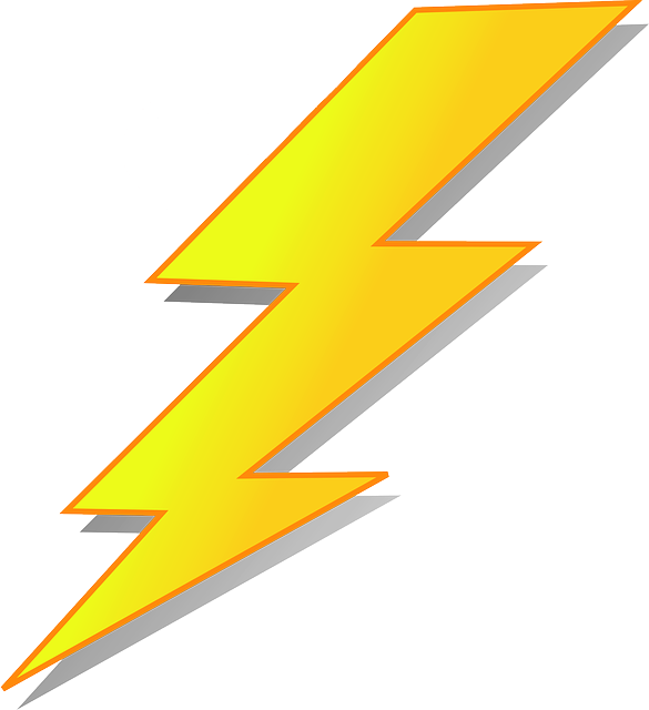 Volt Clipart - - Lightning Bolt Clipart (585x640)