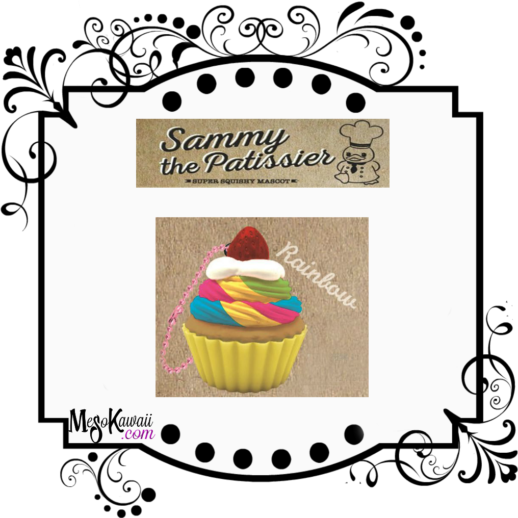 Sammy The Patissier Colorful Cupcake Squishy - Puni Animal Donut Squishy (1024x1024)