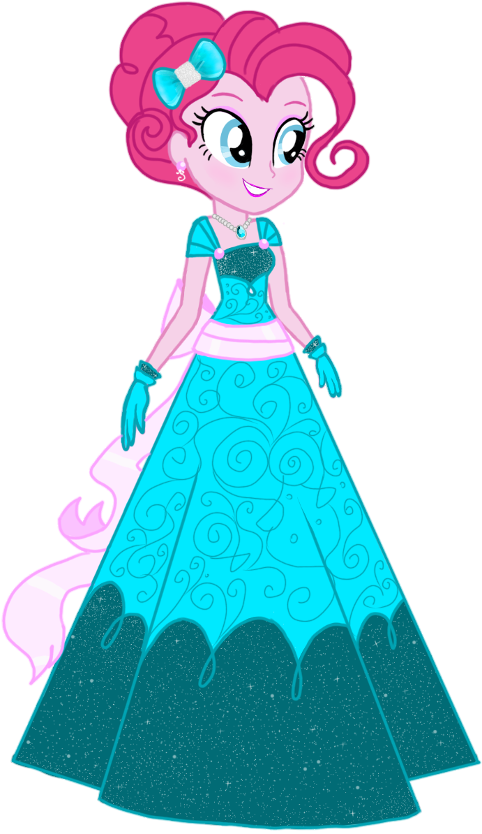 Pinkie Pie Upper Class By Tsundra - Pinkie Pie Equestria Girl Dress (700x1203)