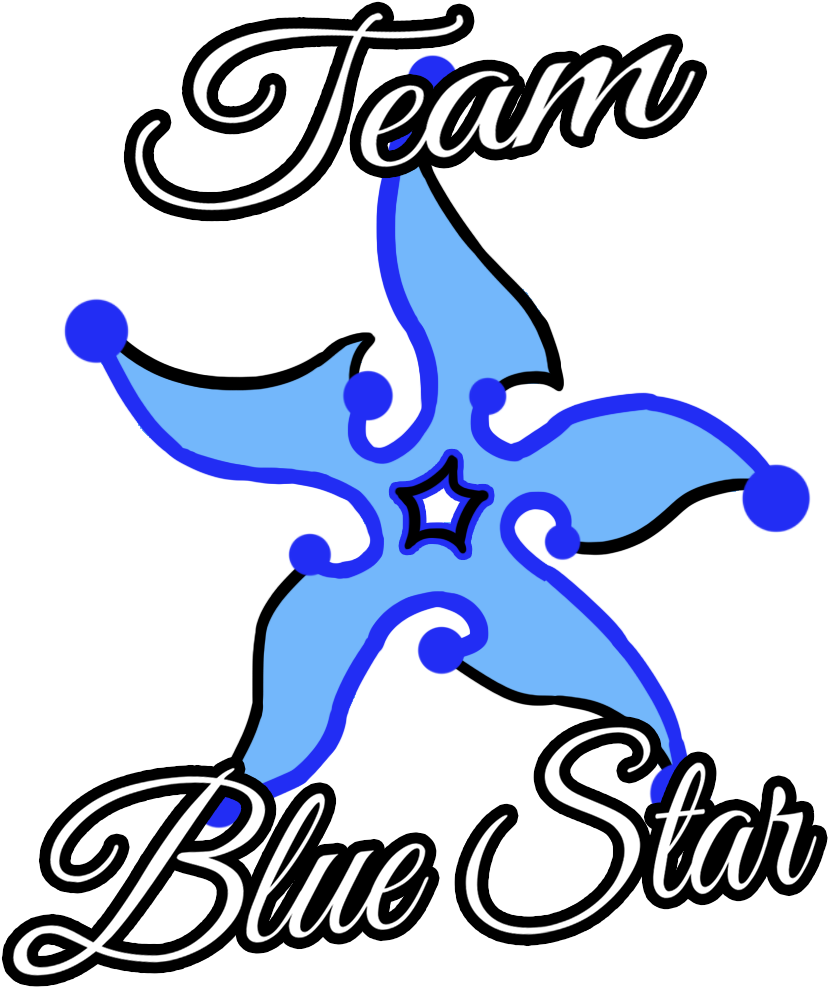 Blue Star Logo V2 - Astral Grail (1093x1007)