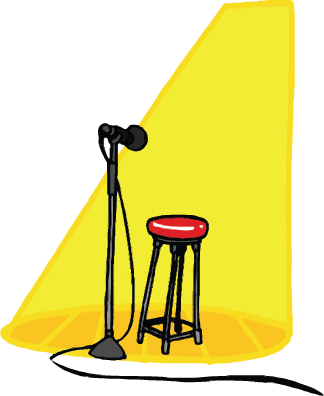 Huntington City-township Public Library Invites Teens - Microphone Stand Clip Art (324x396)