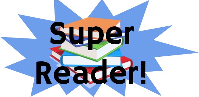 Super Reader Party By Invitation Only, Ages 6-10 - Super Reader Clip Art (723x321)