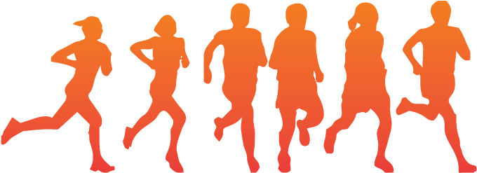 Are You Contemplating A Fun Run, A Walk A Thon, Triathlon, - Silhouette (697x281)