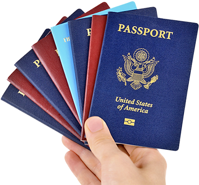 Passport Check System Is Designed To Validate Passports - Indian Passport Visas Png (409x450)