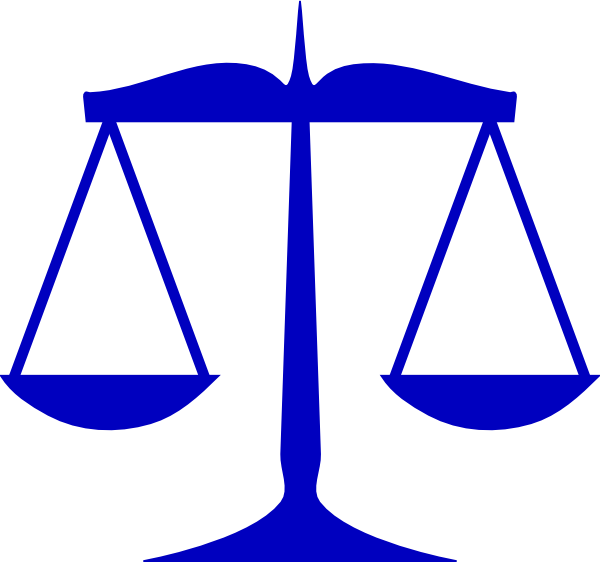 Scales Of Justice Clip Art (1280x1199)