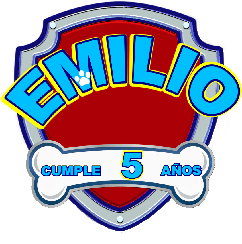 Ayuda Con Patrulla De Cachorros - Paw Patrol Logo Editable (1023x887)
