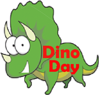 Dinosaur Day Is A Chance For Families With Disabled - Cartoon (400x400)