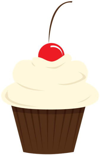 Cherry Cupcake - Cupcake (453x640)