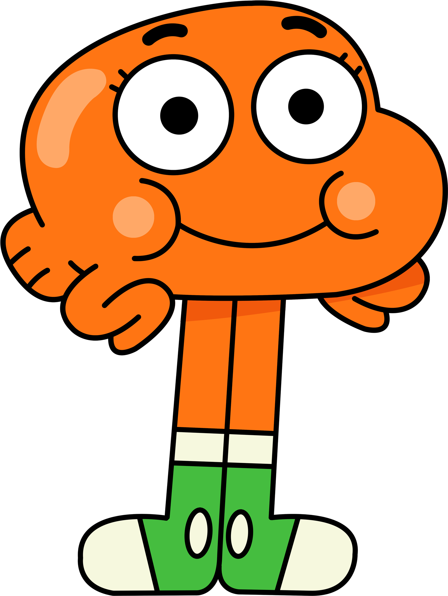 Darwin Watterson - Darwin Amazing World Of Gumball (2121x2194)