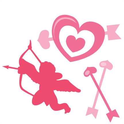 Cupid Set Svg Cutting Files For Scrapbooking Valentines - Valentine Svg (432x432)