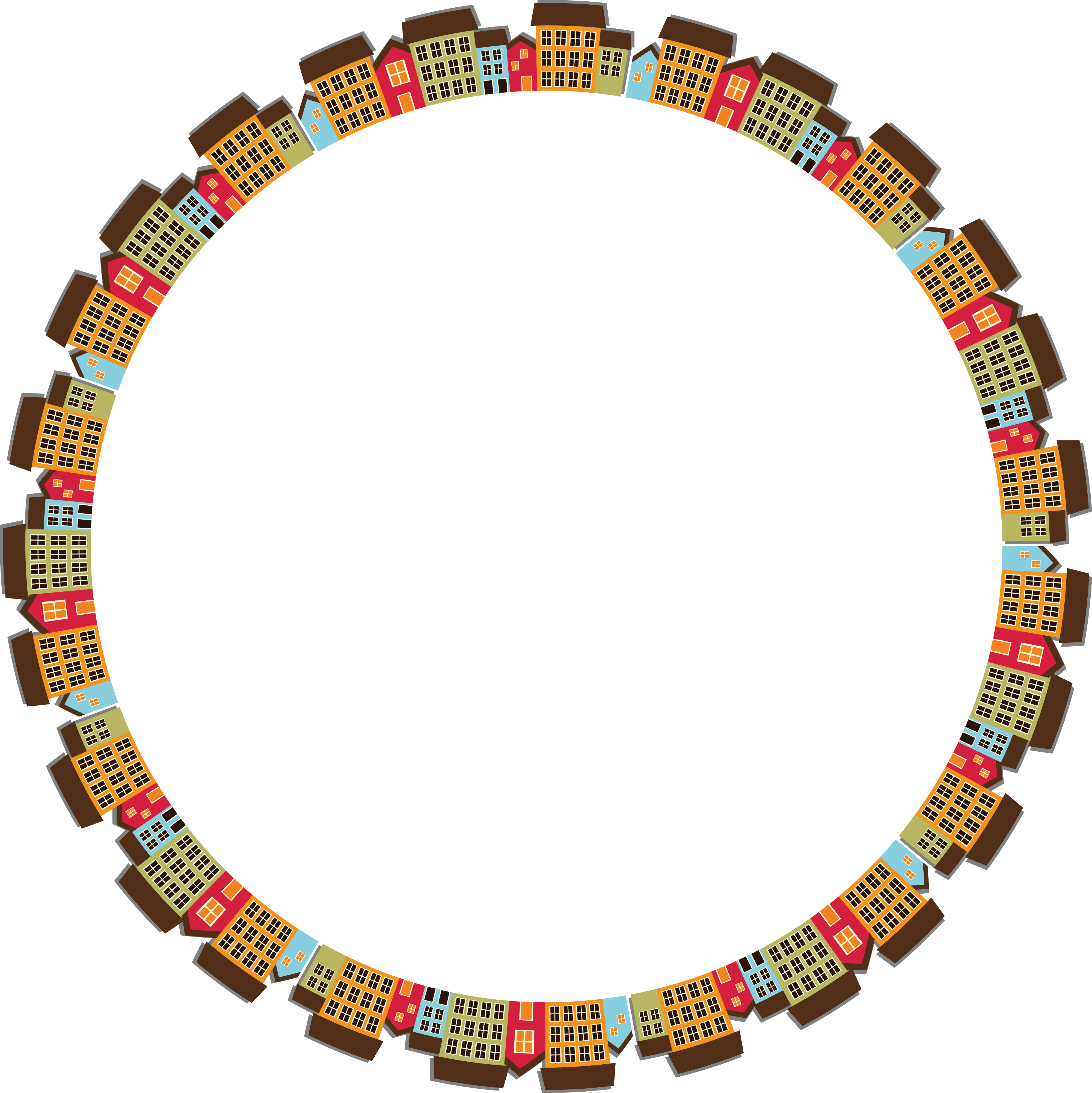 Free Clipart Of A Town Frame - Cafepress ! Samsung Galaxy S8 Plus Case (4000x4003)