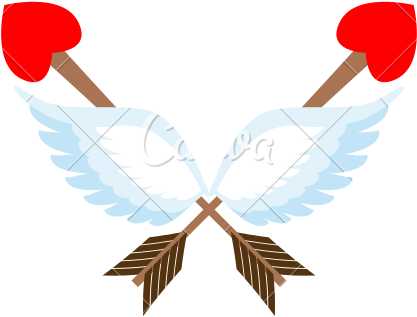 Valentines Day Emblem - Cupidon Valentines Day Png (550x550)