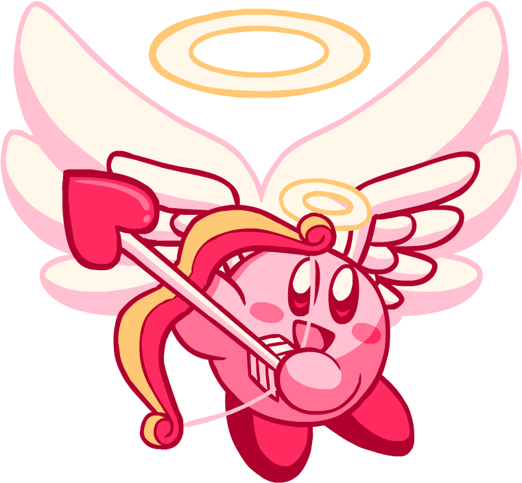 Cupid Kirby By Vibrantechoes - Art (850x800)