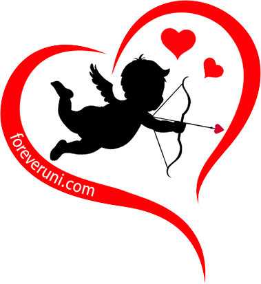 Cupid Silhouette (379x413)