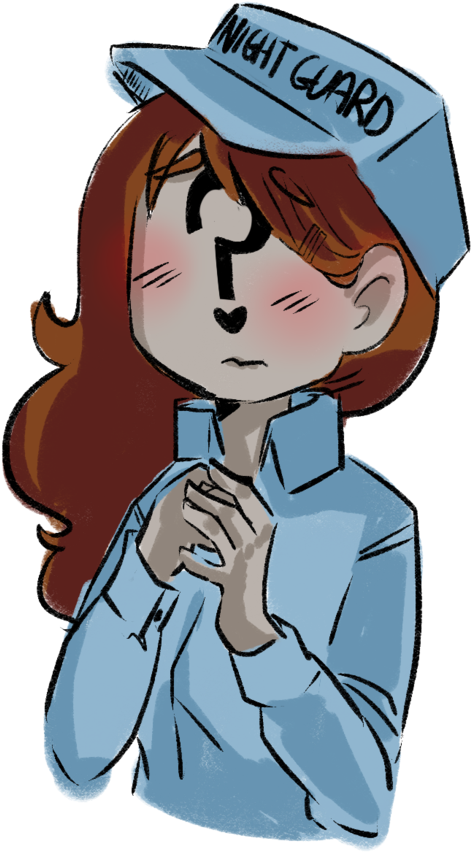 Be The Other Security Guards Her Name Will Be Jemma - Fnaf Girl Security Guard (730x1095)