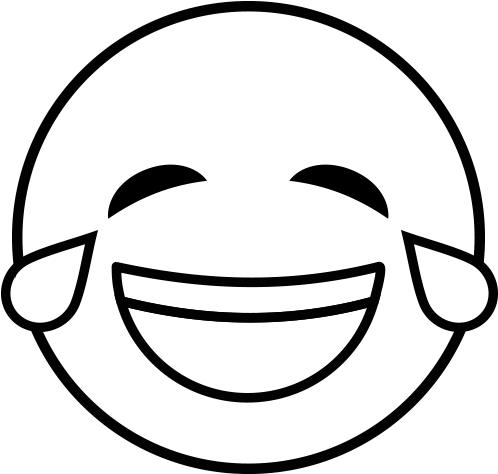 Tears Of Joy - Face With Tears Of Joy Emoji (500x500)