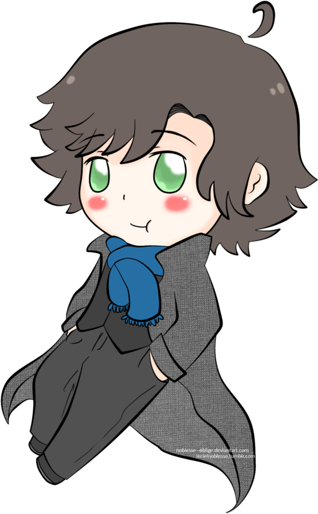 A Study In By Noblesse Oblige - Sherlock Chibi (737x1085)