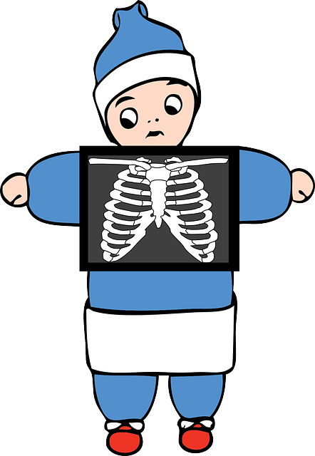 Xray Clip Art - Halloween Baby Skeleton Maternity T-shirt (708x1024)