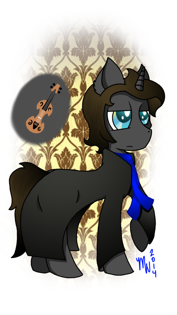 Bbc's Sherlock Holmes By Mychelle - Mlp Sherlock Holmes (600x1067)