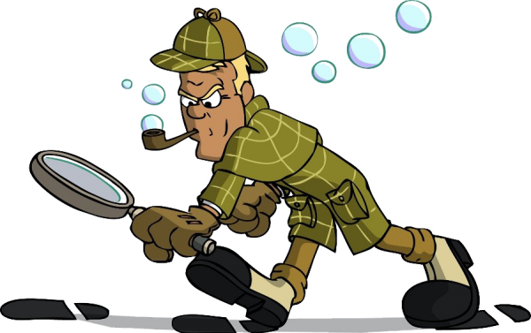 Bedrooms Sherlock Holmes Copy - Old Sherlock Holmes Cartoon (600x377)