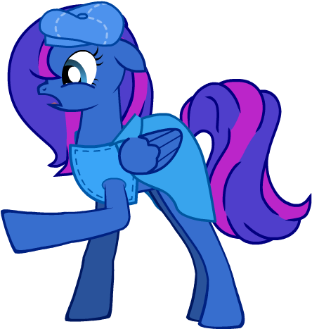 Fnaf Security Guard Pony By Manglefan17 - Cartoon (830x650)
