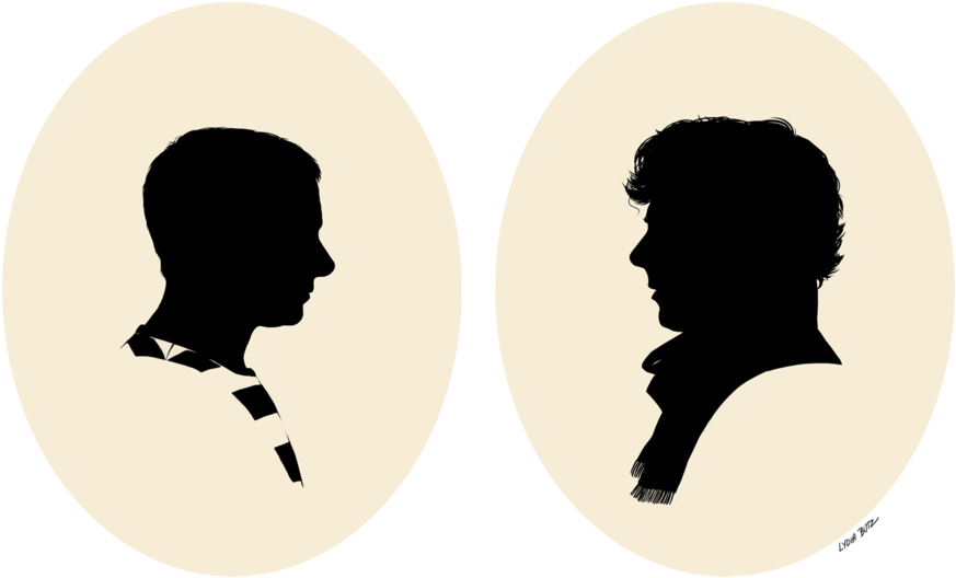 Sherlock Holmes Silhouette By Tressytc On Deviantart - Sherlock Silhouette (900x628)
