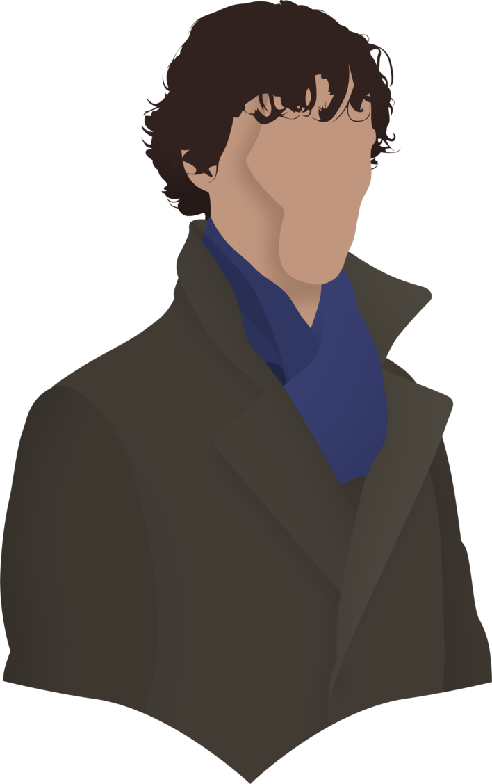 Sherlock Holmes By Drsketchhd - Sherlock Holmes Free Vectors (708x1128)