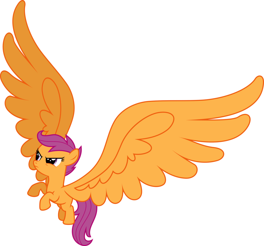 Scootaloo Big Wings By Jeatz-axl - Mlp Scootaloo Big Wings (1098x1024)