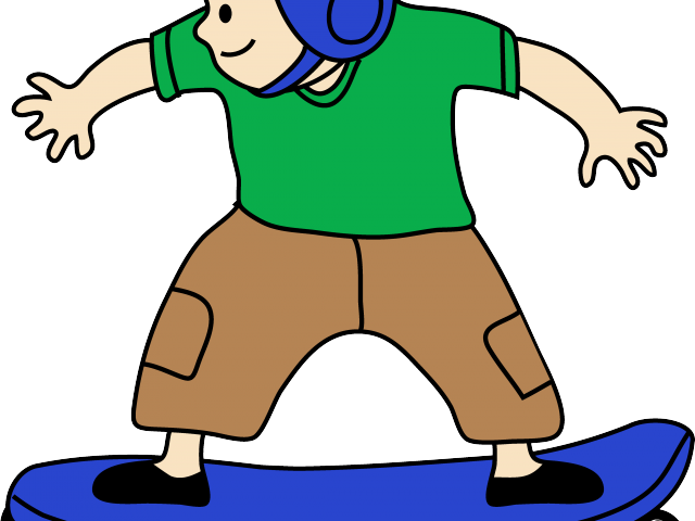 Skateboard Cliparts - Clip Art (640x480)