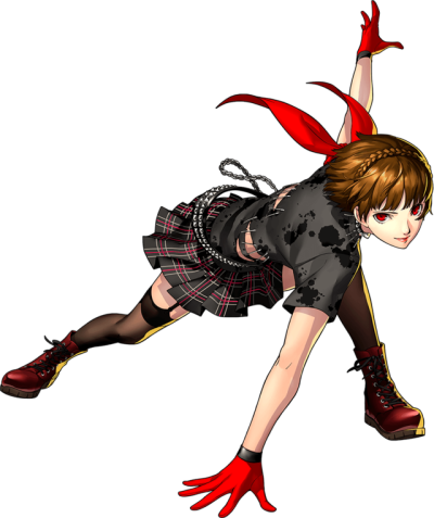 Makoto's Official Dancing Star Night Outfit By Shigenori - Persona 5 Dancing Star Night Makoto (400x477)