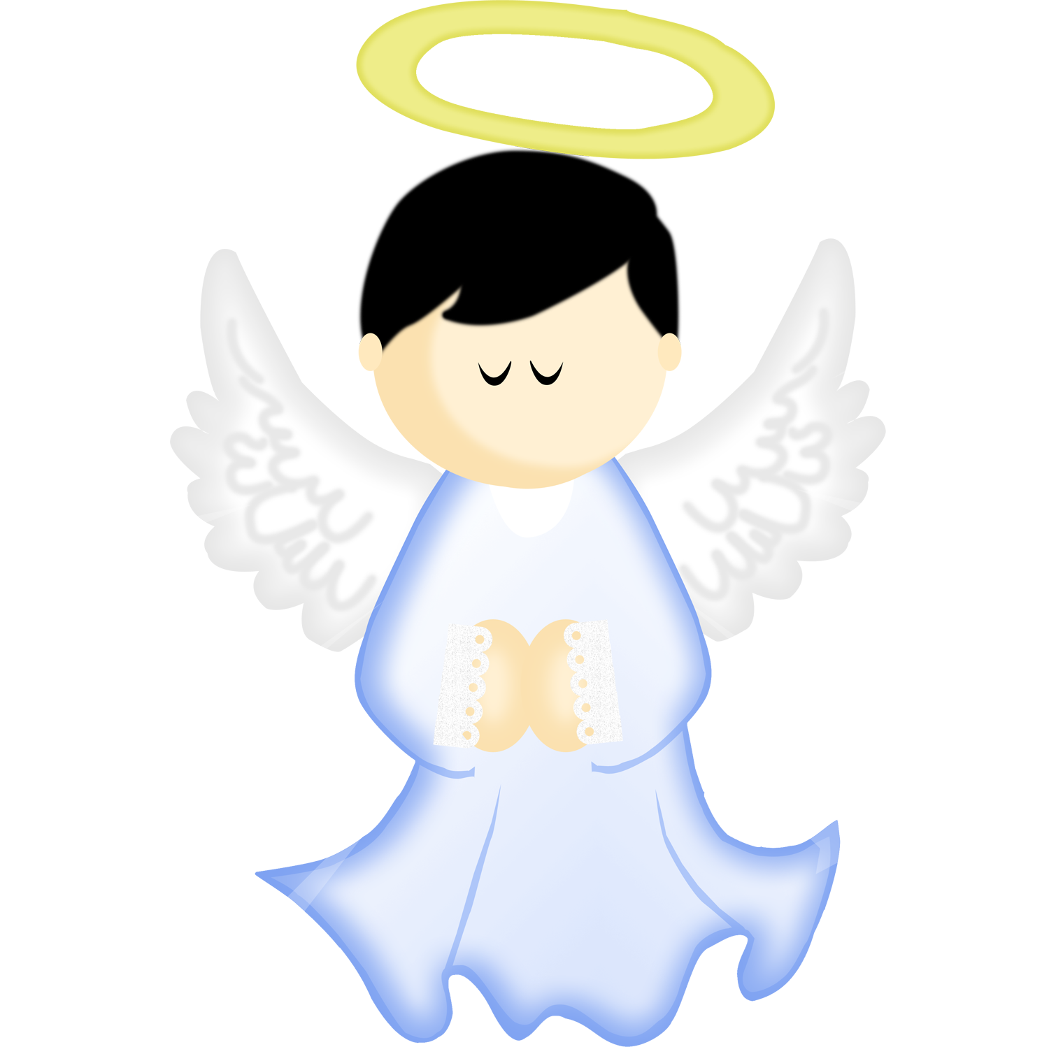 More Information - Angel Para Niña De Bautizo (1500x1498)