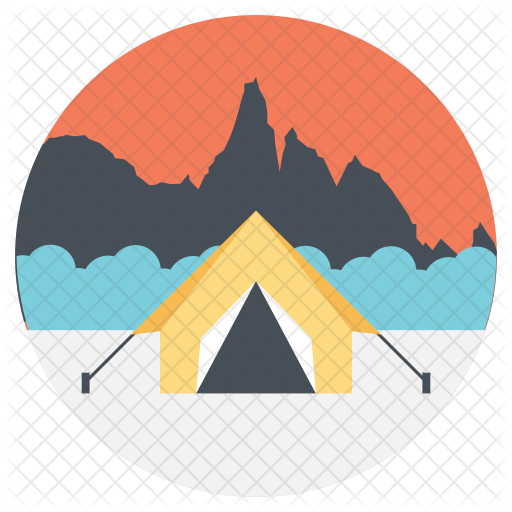 Summer Camping Icon - Vacation (512x512)