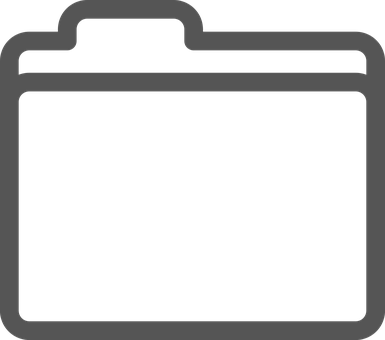 Folder Flat Design Icon Symbol Windows Ope - Folder Line Icon (385x340)