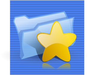 Free Vector Bookmarks Folder Icon Clip Art - Icon (600x346)