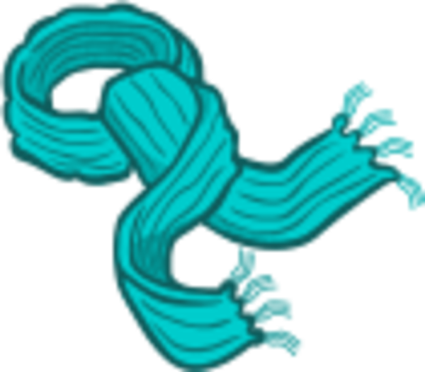 Scarf - Bufanda Roja Png (600x526)