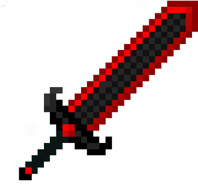 Minecraft Clipart Diamon - Minecraft Red Diamond Sword (400x400)