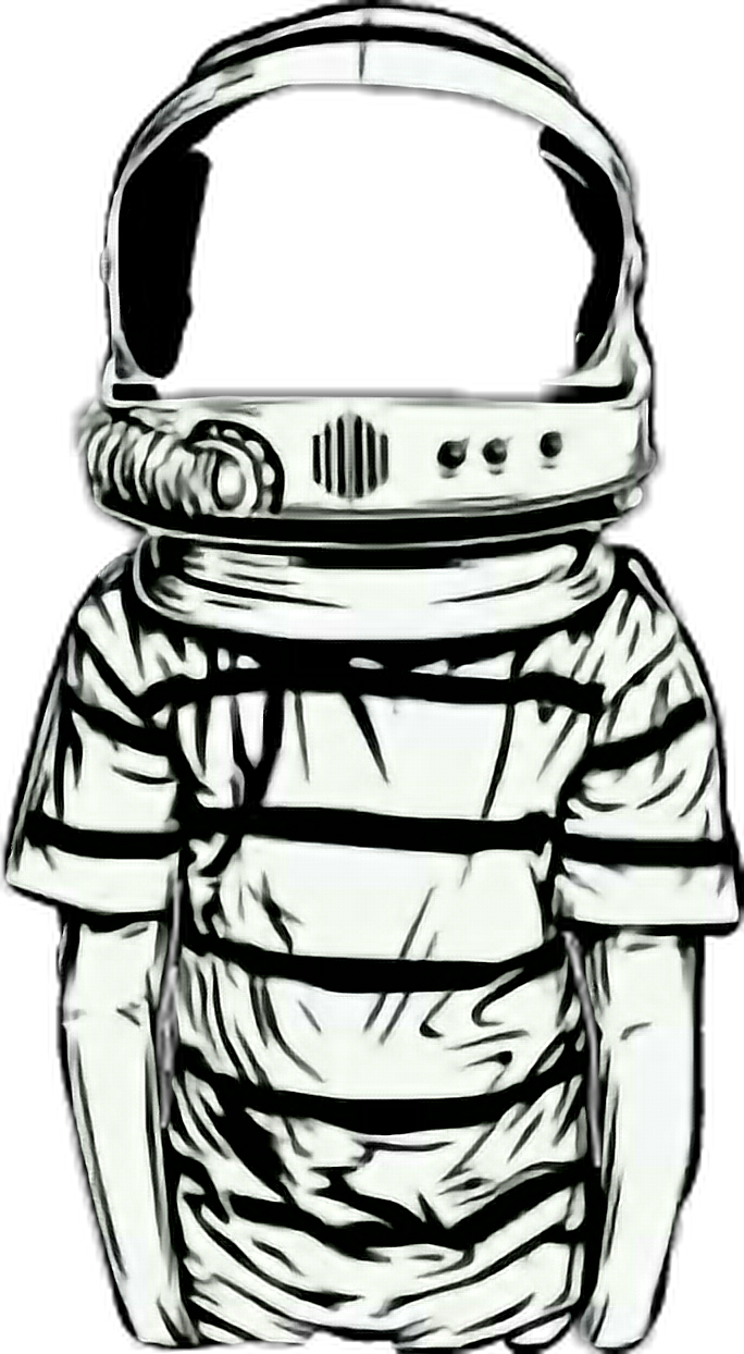 Moon Sticker - Cool Space Man T Shirts (684x1244)
