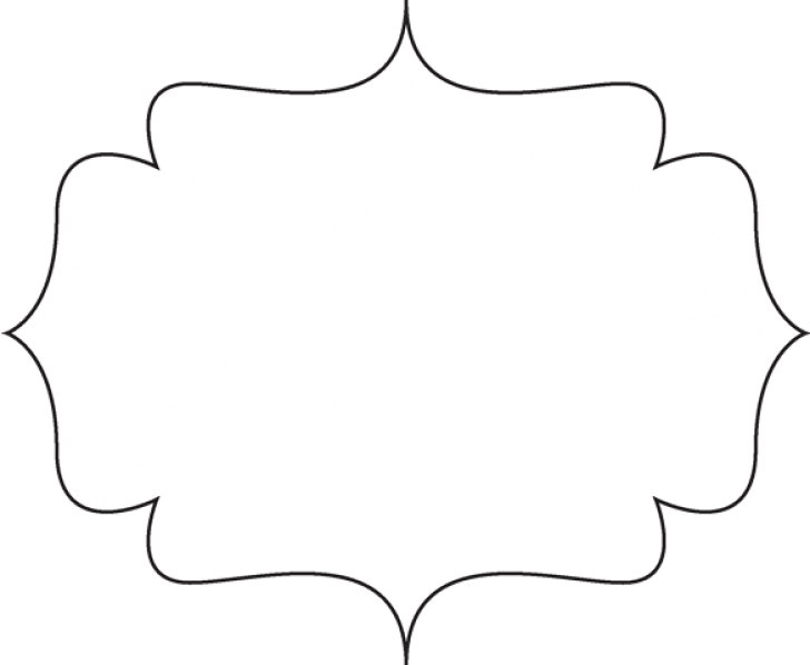 Permalink To Bracket Clipart Airplane Clipart - White Decorative Shape Png (728x598)