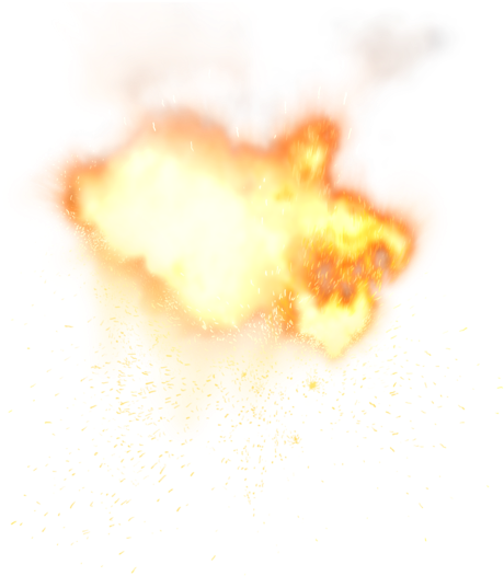 Fiery Explosion Png Picture Clipart - Fire (600x540)