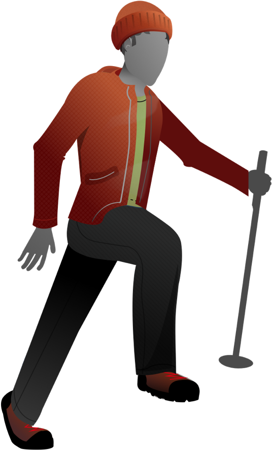 Illustration Of Outer Layer With Rain Shell And Waterproof - Layered Clothing (539x898)