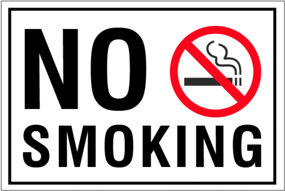 No Smoking Sign 8"x12" - No Smoking In Campus (600x409)