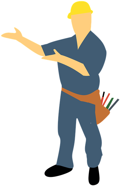 Construction Worker Logo 9, Buy Clip Art - Laborer (720x720)