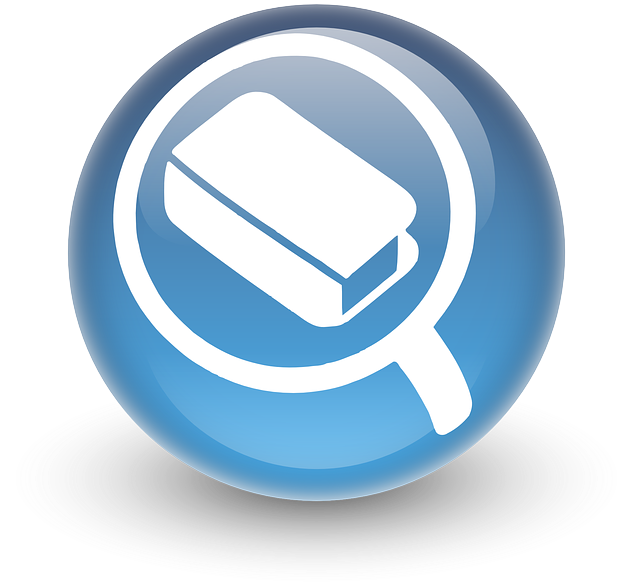 Book, Glossy, Library, Search, Button, Loupe - Opac Icon Png (2371x2400)