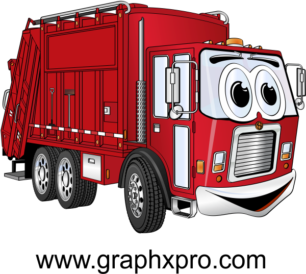Animated Truck Pictures - Garbage Trucks Clip Art (739x554)