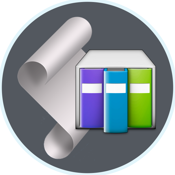 Script Library Icon (606x606)