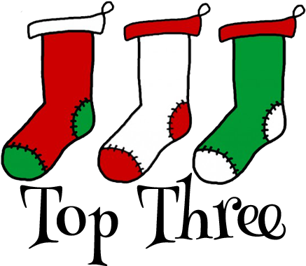 Next, It Is Time To Get On With Showcasing The Top - Stockings Christmas Border (450x392)