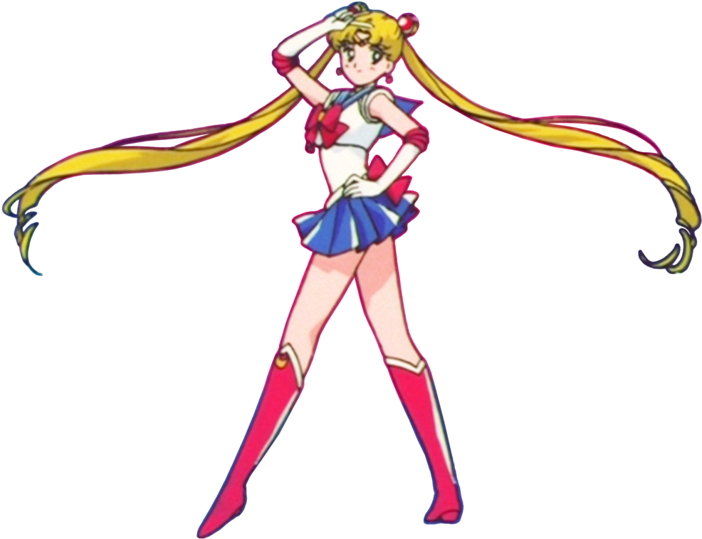 Sailor Moon's Pose Bank Cel By Lukesamsthesecond - Sailor Moon Popular Pose (1005x795)